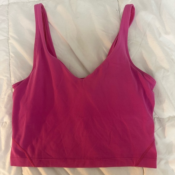 Sonic Pink lululemon align tank - Picture 2 of 5